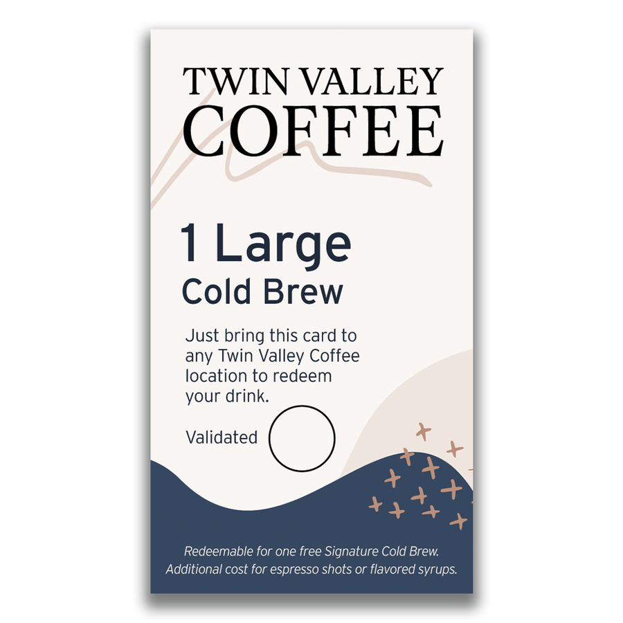 Large Cold Brew Gift Cards