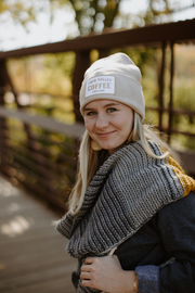 Tan knit Beanie