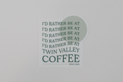 I'd Rather Be at TVC Sticker