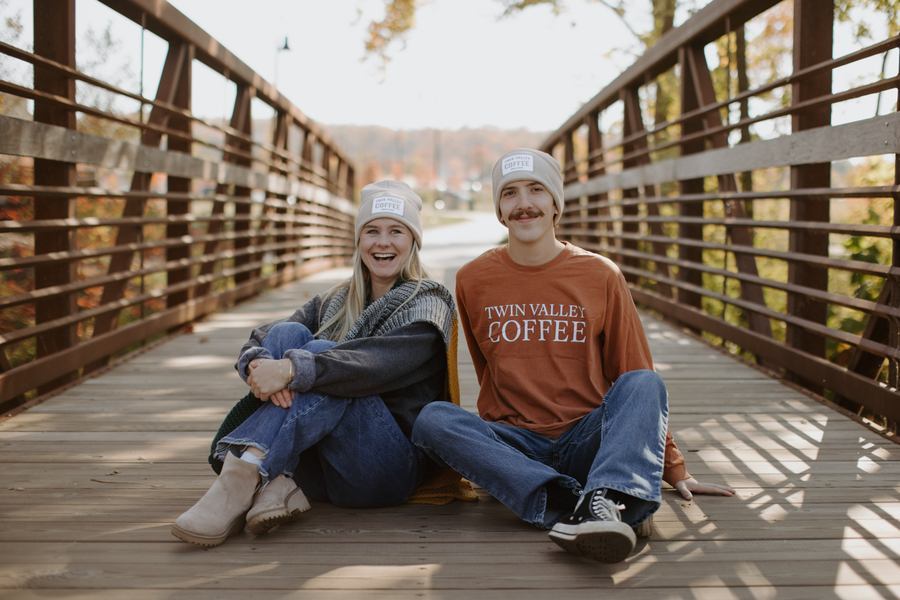 Tan knit Beanie